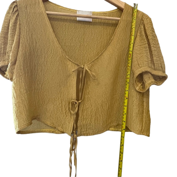 Maison Cleo made in France gold silk Annie blouse INCREDIBLY RARE - Picture 10 of 12